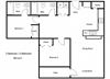 2 Bedroom Floor Plan